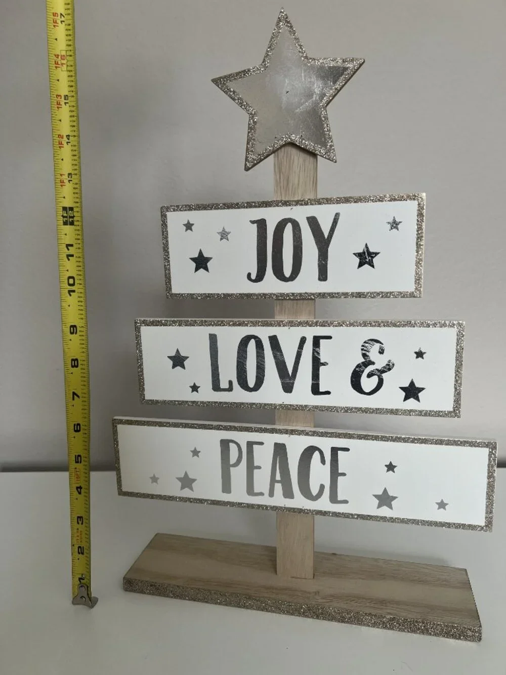 NWT Target Holiday Decor - Joy Love & Peace